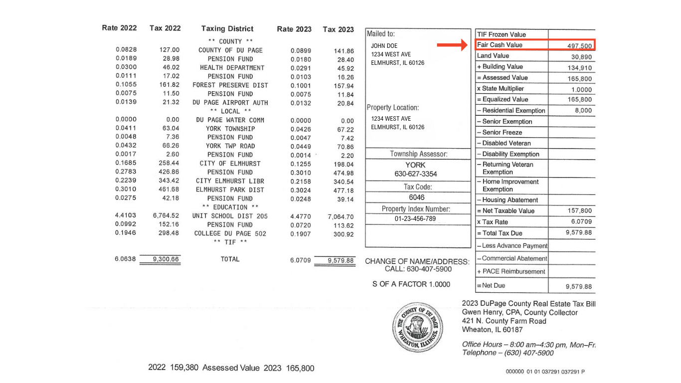 Sample Tax Bill