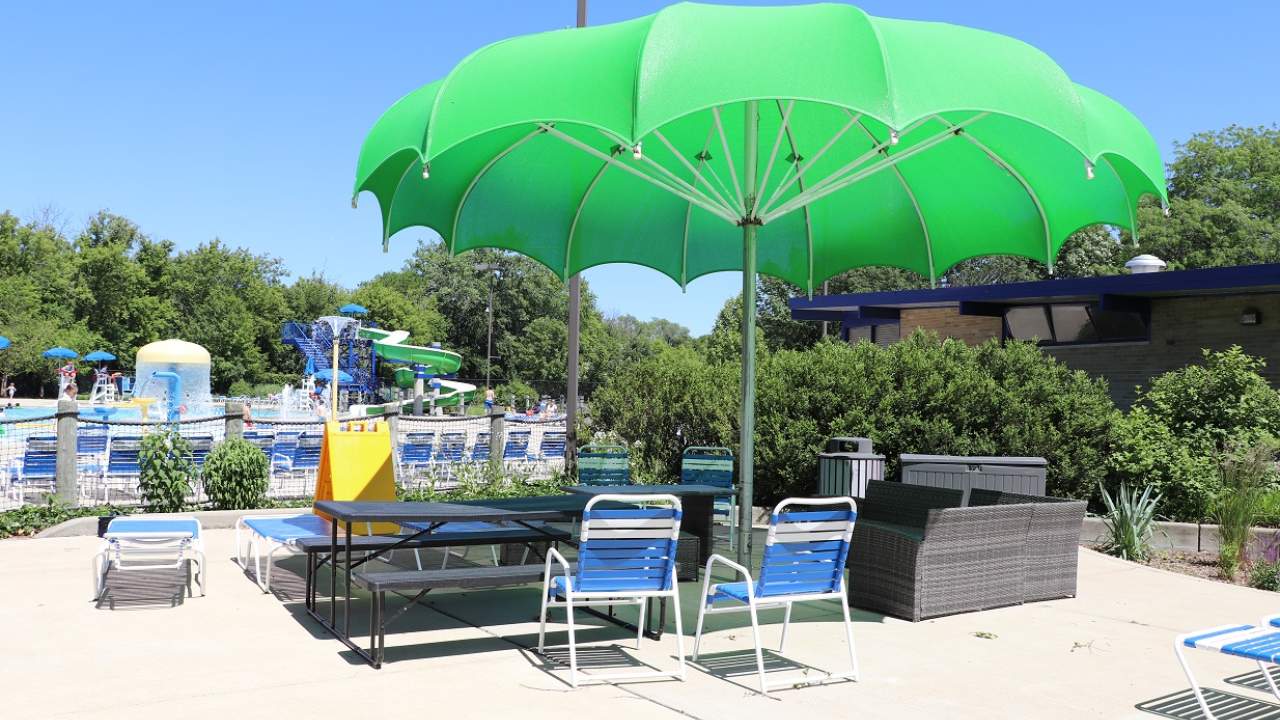 Cabanas at Smalley Pool