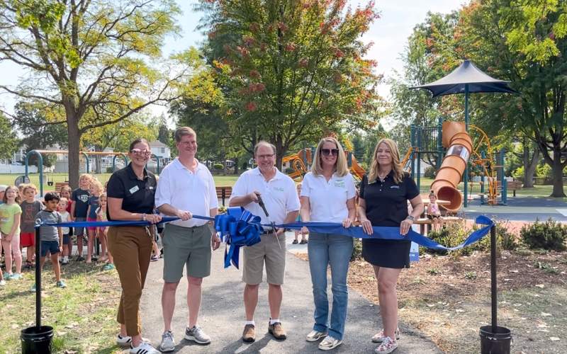 Pioneer Park ribbon cutting September 2024