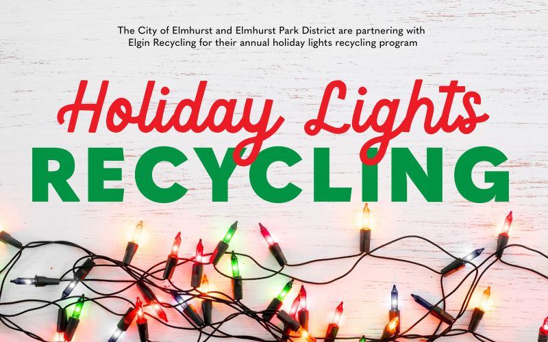 Holiday lights recycling