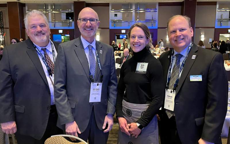 Jim Rogers, Executive Director of the Elmhurst Park District, was presented with the IPRA Professional of the Year Award.